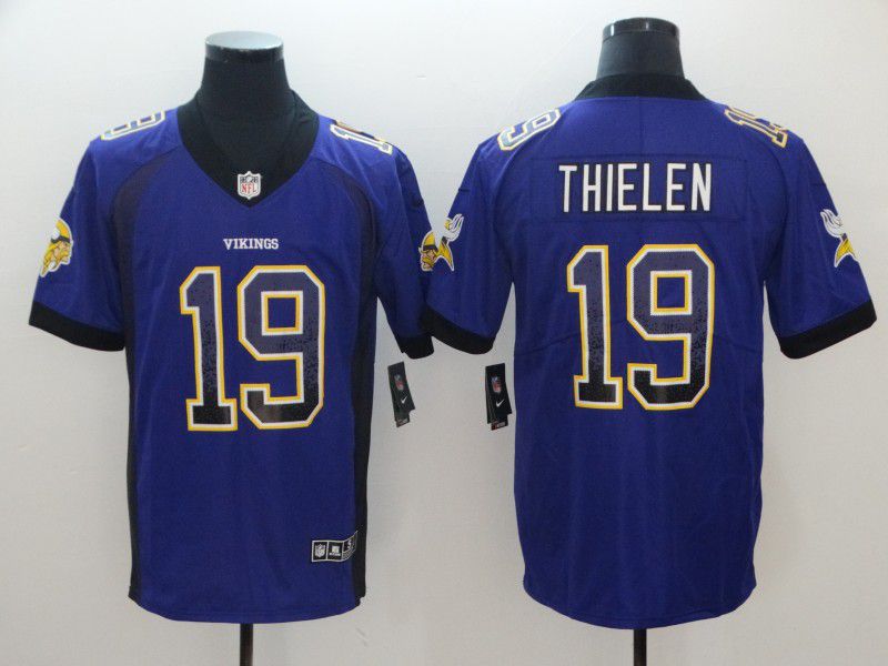 Men Minnesota Vikings 19 Thielen Purple Nike Drift Fashion Limited NFL Jersey